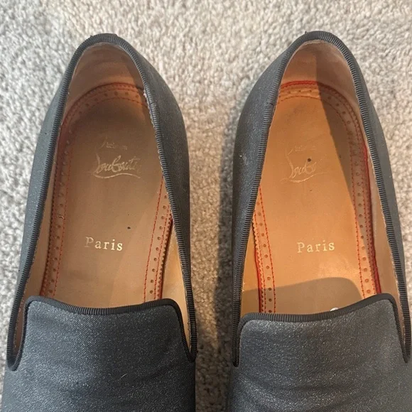 Christian Louboutin Black Patent Loafers - Picture 3 of 5